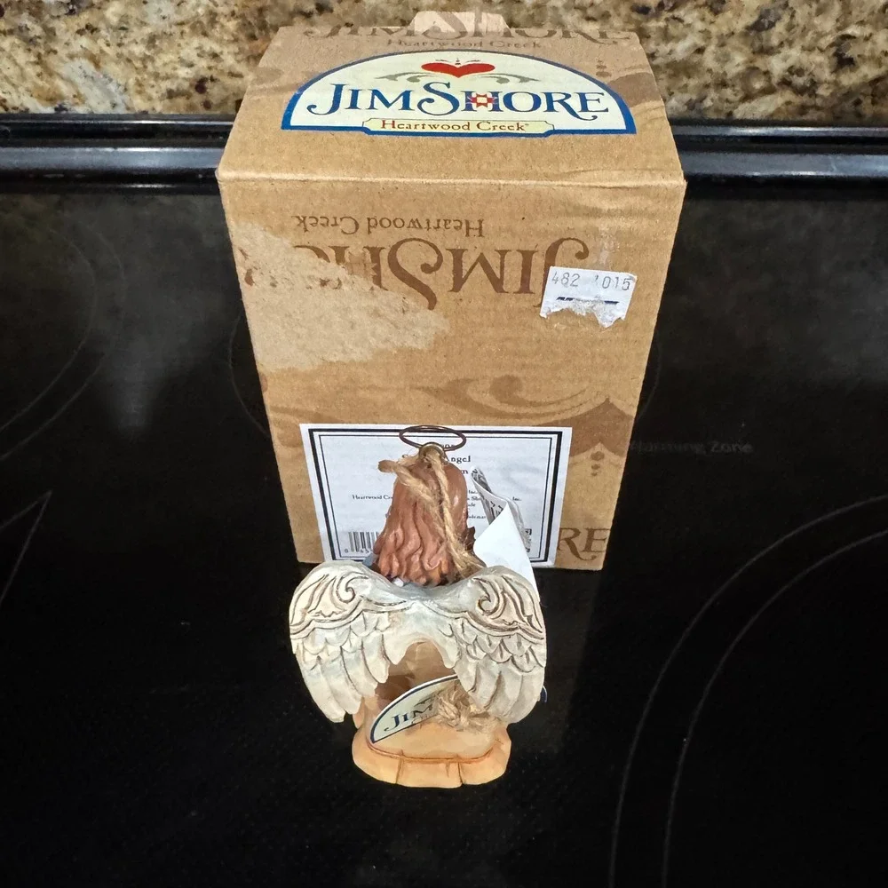 Jim Shore Heartwood Creek Sewing Angel Hanging Ornament 4047805 Enesco 2015 Box